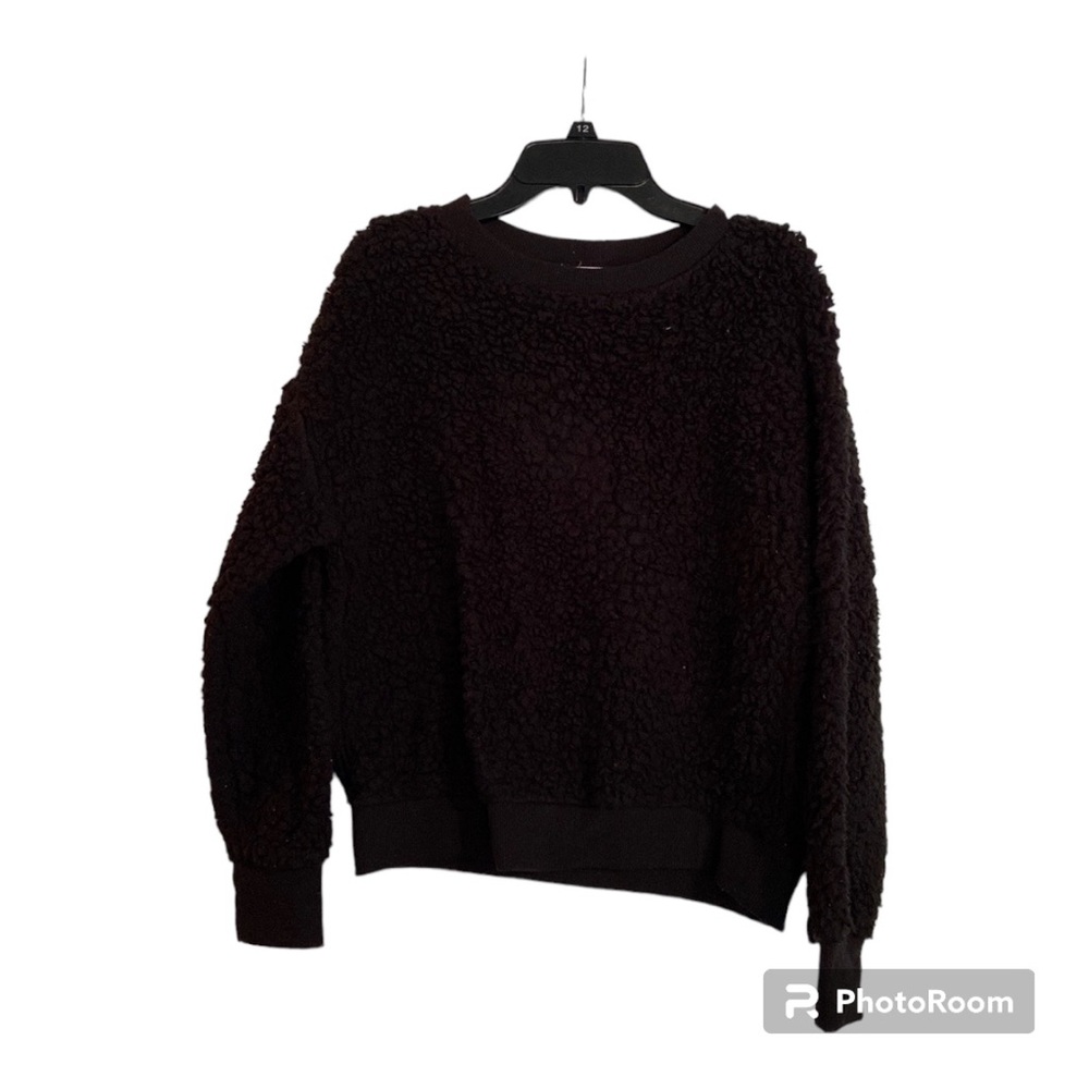 Pink Rose Sherpa Sweatshirt